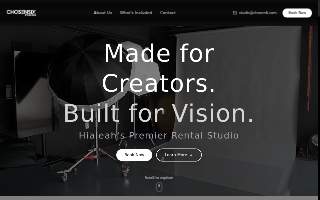 Chosen6 Studios website