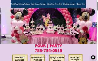 Four J Party website