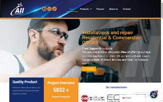 Allstar Aluminum Window and Doors INC of Hialeah Gardens website