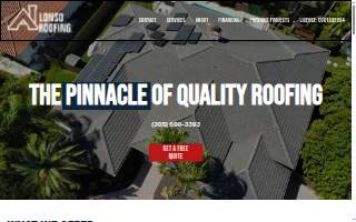 Alonso Roofing website