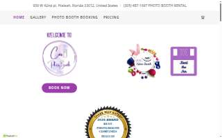 Cosi Photo Booth website