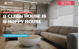 Miami Happy Cleaning of Hialeah Gardens website