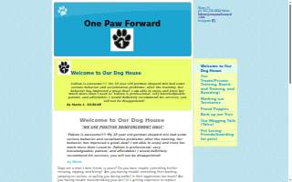 One Paw Forward, Inc. website
