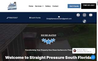 Straight Pressure South Florida LLC of Hialeah website
