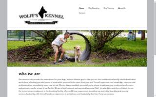 Wolff's Kennel Inc, K-9 Boarding & Training Center website