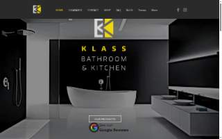 KLASS Bathroom & Kitchen website