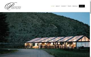 Premiere Party Rental website