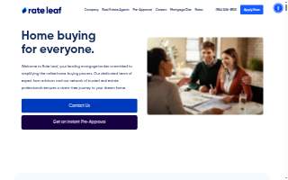 Rate Leaf Mortgage of Hialeah website