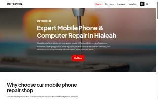 Star Phone Fix website
