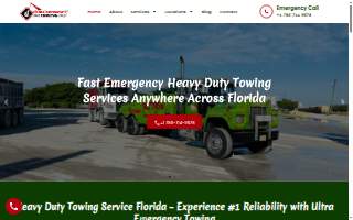 Ultra Emergency Towing website