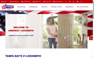 Amerikey Locksmith website