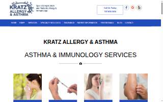 Kratz Allergy & Asthma website