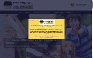 Pest Control General Store website