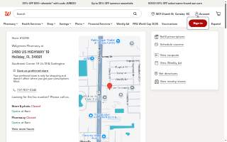 Walgreens website