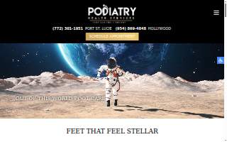 Podiatry Health Services website