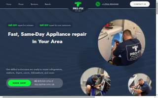 Pro-Fix Appliance website