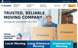 Suddath Moving & Storage of Burien website