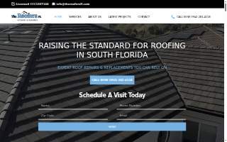 The Roofers FL website
