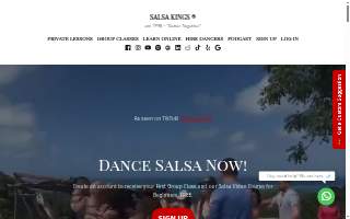 Salsa Kings ® website