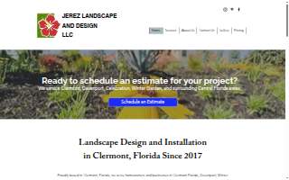 Jerez Landscape and Design LLC website