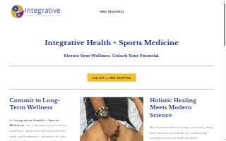 Wellness Group Physical Therapy website