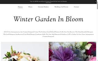Winter Garden in Bloom of Horizon West website