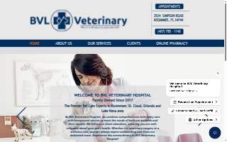 BVL Veterinary Hospital website