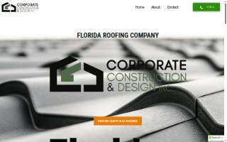 Corporate Construction & Design website