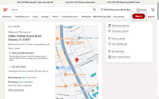 Walgreens Pharmacy website
