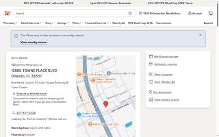 Walgreens website