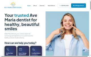 Ave Maria Dentistry website
