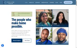 Collier Home Care website