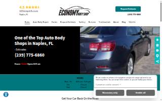 Economy Body Shop website