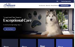 All American Pet Resorts Fort Myers website