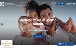 Avalon Dental - Fort Myers website
