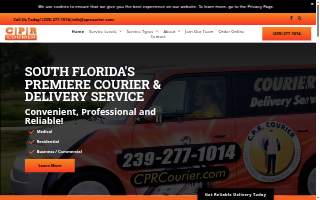 CPR Courier website