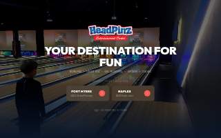 HeadPinz Fort Myers website