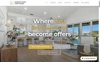 Modern Florida Home Staging LLC website