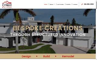 O'Neil Builders website