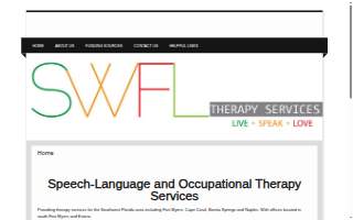 SWFL Speech Therapy, Inc. of Iona website