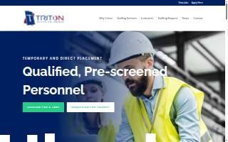 Triton Staffing Group website