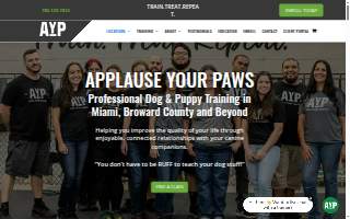 Applause Your Paws, Inc. website