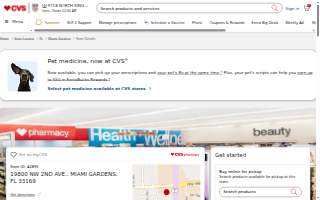 CVS website