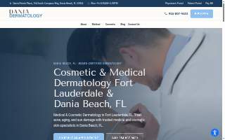 Dania Dermatology website