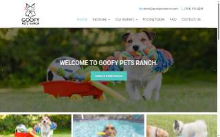 Goofy Pets Ranch website