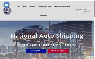 National Auto Shipping website