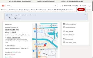 Walgreens website