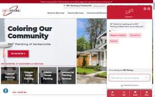360° Painting of Jacksonville website