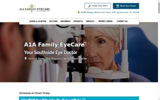 A1A Family EyeCare website