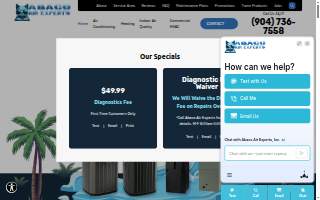 Abaco Air Experts website